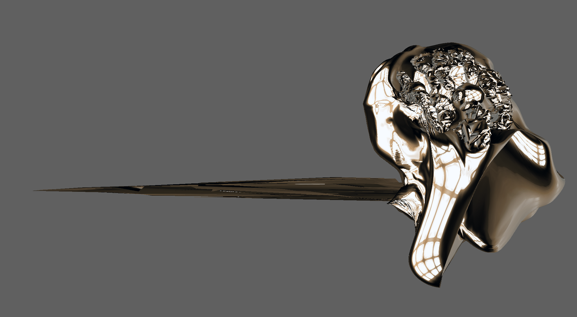 Digital 3D sculpture by Chiara Passa